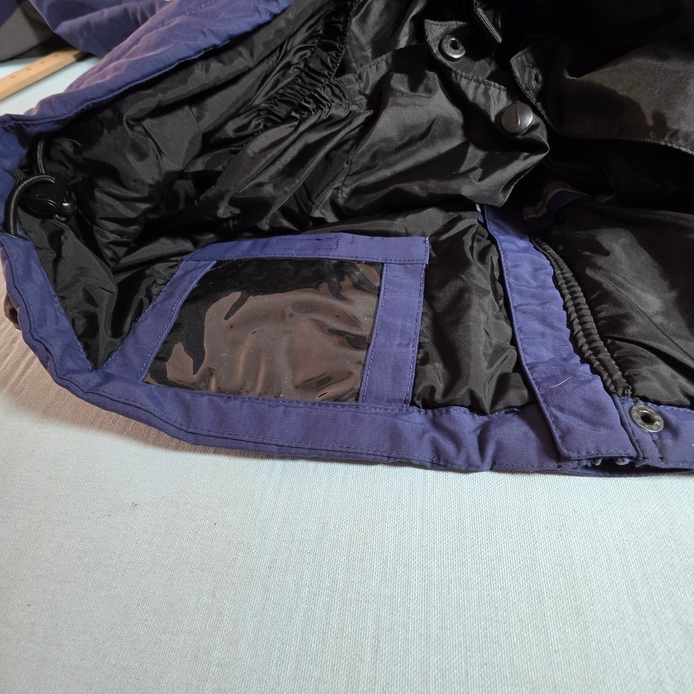 Polar Edge Mens M Blue Ski Snowboard Jacket Water Resistant Pit Zips Snow Gator